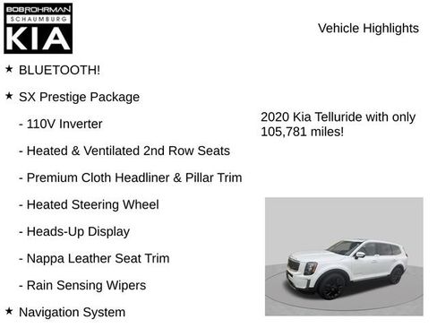 Used 2020 Kia Telluride SX w/ SX Prestige Package AWD/4WD image 8