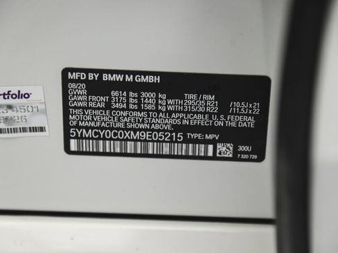 Used 2021 BMW X6 M AWD/4WD image 15