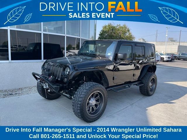 Used 2014 Jeep Wrangler Unlimited Sahara w/ Connectivity Group AWD/4WD image 1