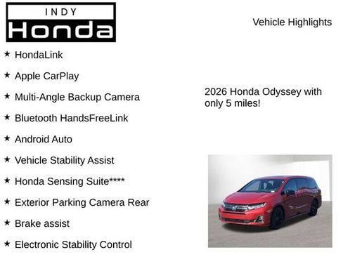 New 2026 Honda Odyssey Sport-L image 7