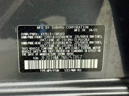 Used 2022 Subaru Crosstrek 2.5i Limited image 33