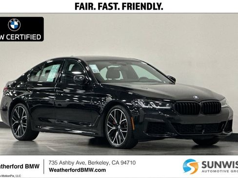 Certified 2023 BMW 540i w/ M Sport Package RWD image 1