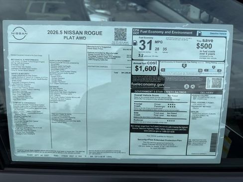 New 2026 Nissan Rogue Platinum AWD/4WD image 31