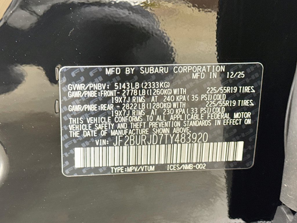 Certified 2026 Subaru Outback Touring XT AWD/4WD image 43