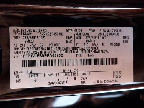 Used 2023 Ford F150 XLT w/ Equipment Group 302A High AWD/4WD image 24
