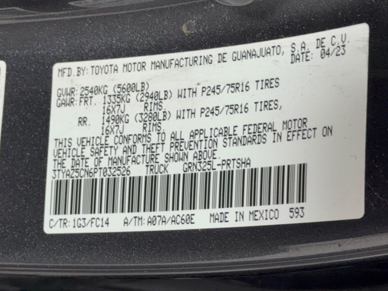Used 2023 Toyota Tacoma SR5 RWD image 31