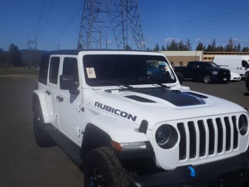 Used 2023 Jeep Wrangler Unlimited Rubicon 4xe w/ Cold Weather Group image 3