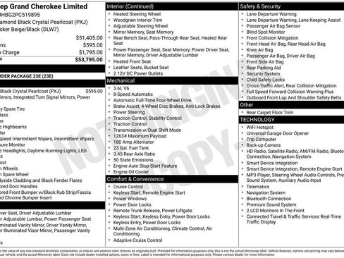 Used 2023 Jeep Grand Cherokee Limited AWD/4WD image 71