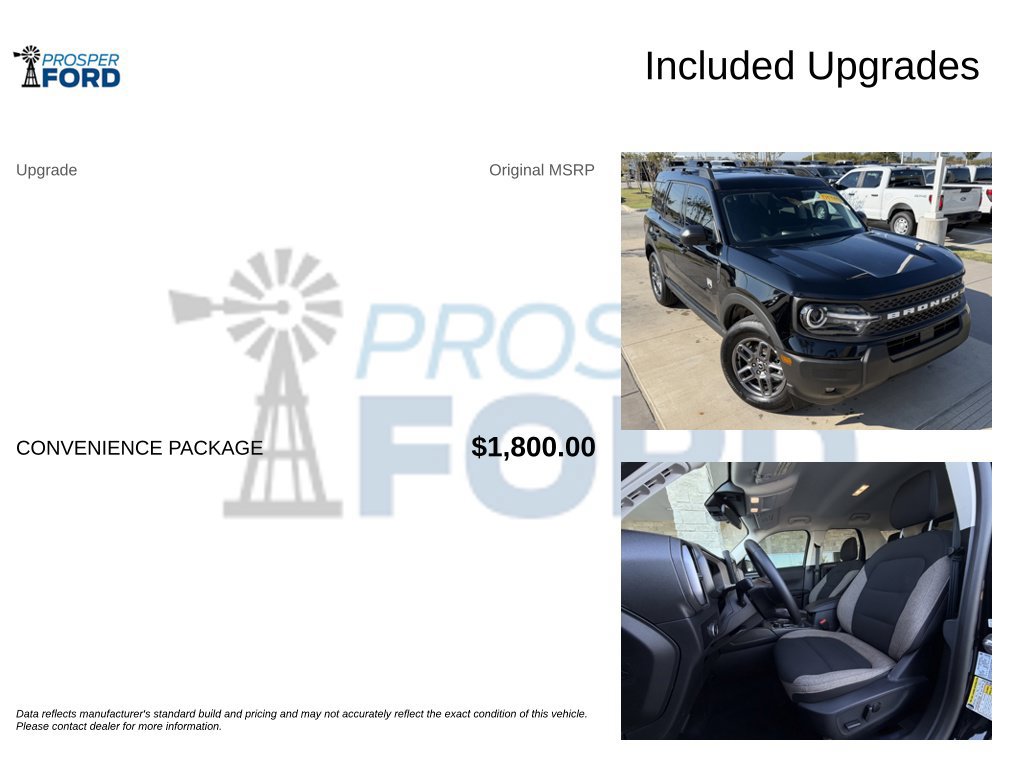 New 2026 Ford Bronco Sport Big Bend w/ Convenience Package AWD/4WD image 3