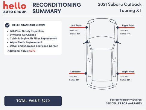Used 2021 Subaru Outback Touring XT image 3