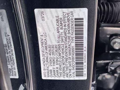 Certified 2026 Honda Accord Touring image 22