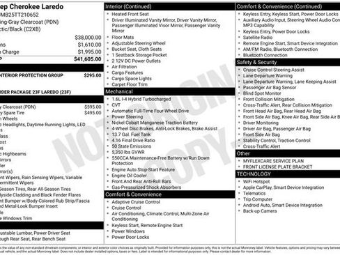 New 2026 Jeep Cherokee Laredo AWD/4WD image 29