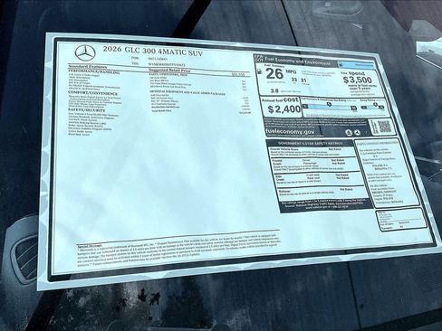 New 2026 Mercedes-Benz GLC 300 4MATIC image 22