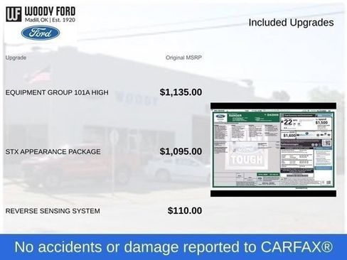 Used 2022 Ford Ranger XL w/ Equipment Group 101A High RWD image 7