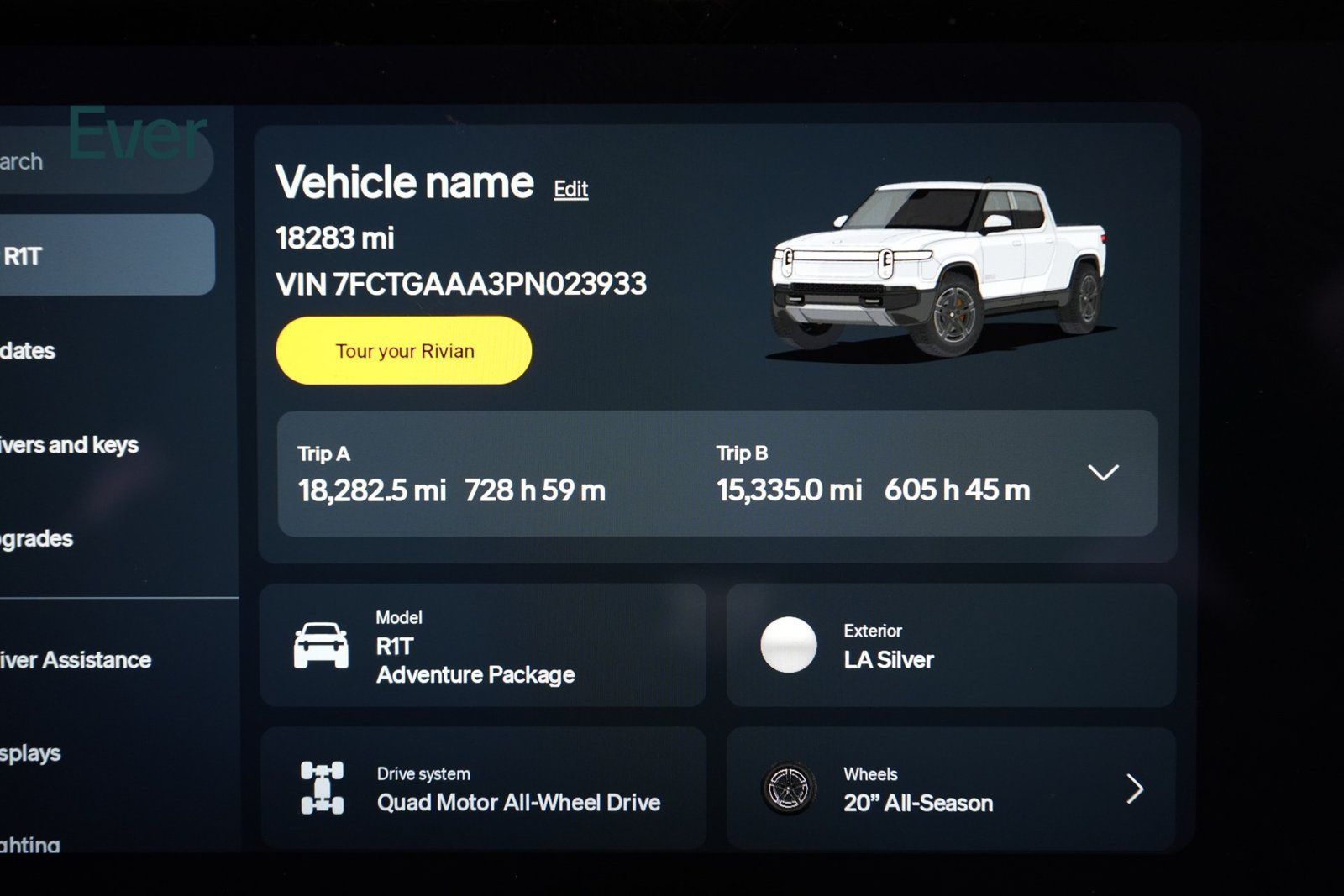 Used 2023 Rivian R1T Adventure Quad AWD/4WD image 7