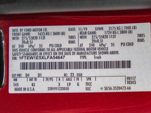 Used 2020 Ford F150 King Ranch w/ Equipment Group 601A Luxury AWD/4WD image 68