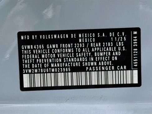 Certified 2026 Volkswagen Jetta GLI Autobahn FWD image 34