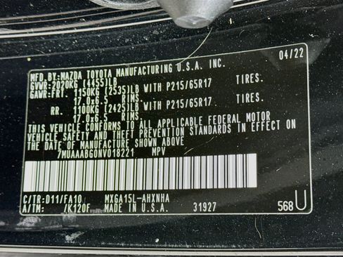 Certified 2022 Toyota Corolla Cross L AWD/4WD image 31