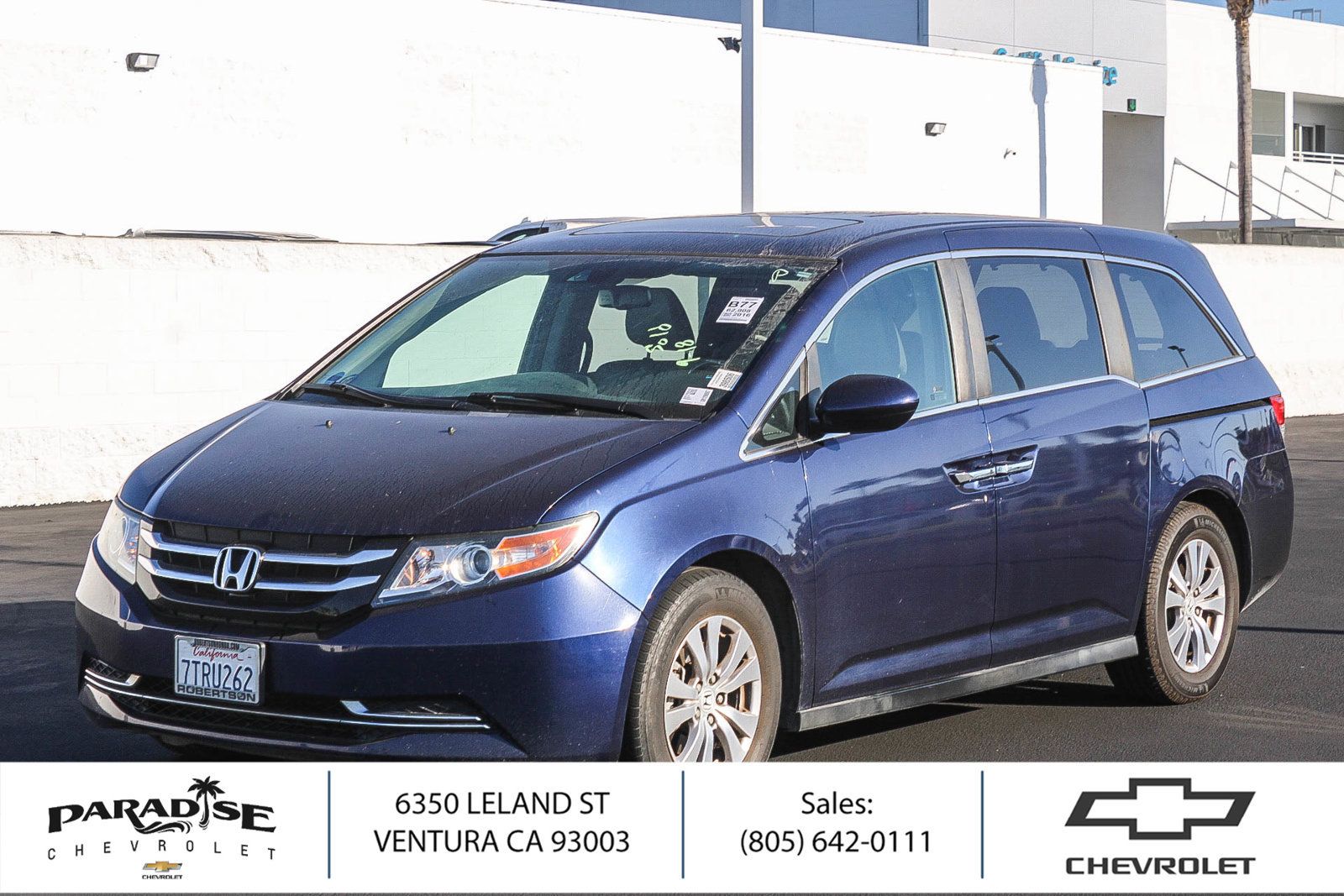 Used 2016 Honda Odyssey EX-L image 1