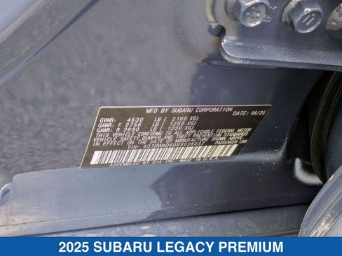 Certified 2025 Subaru Legacy Premium image 28