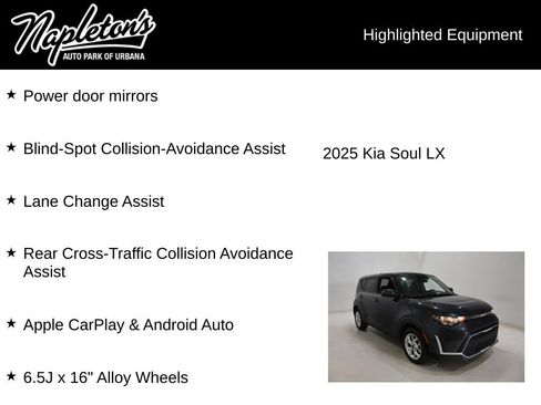 Used 2025 Kia Soul LX w/ LX Technology Package FWD image 16