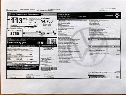 New 2026 Volkswagen ID.4 Pro image 12