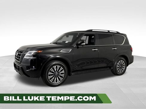 Used 2023 Nissan Armada SL w/ Midnight Edition Package RWD image 1