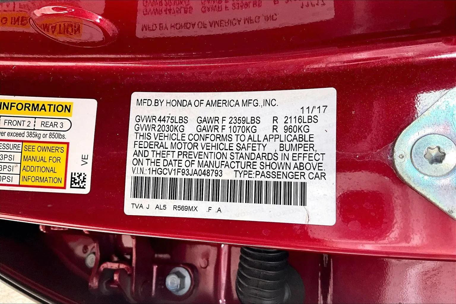 Used 2018 Honda Accord Touring image 16