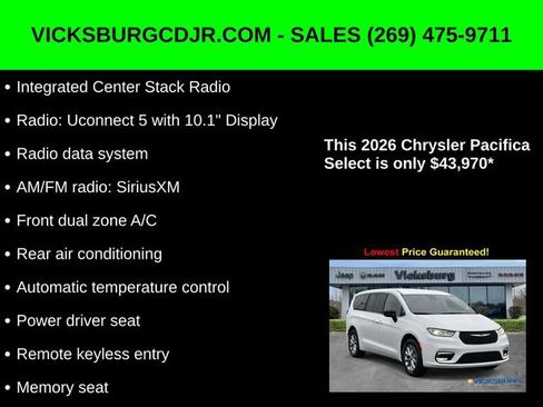 New 2026 Chrysler Pacifica Select image 11