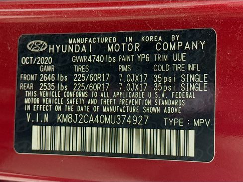 Used 2021 Hyundai Tucson SE image 39