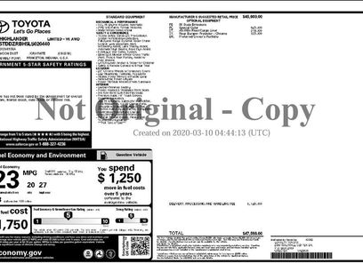 Used 2020 Toyota Highlander Limited