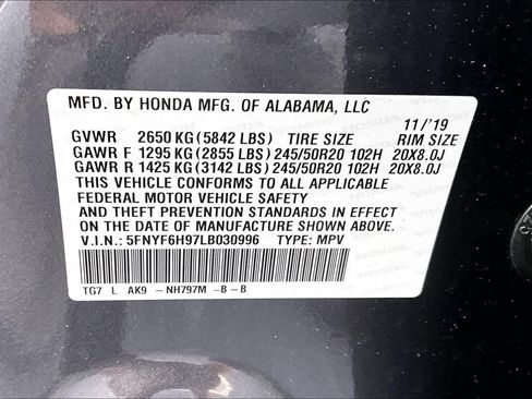 Used 2020 Honda Pilot Touring image 33