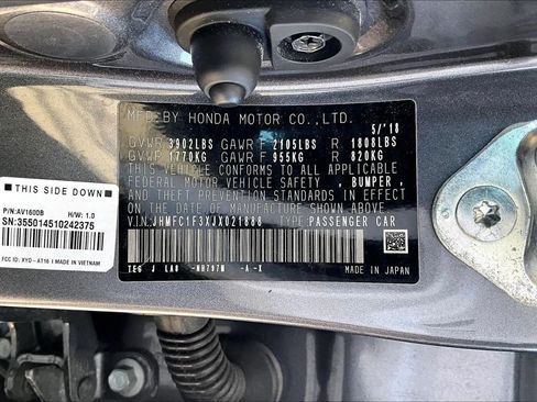Used 2018 Honda Civic EX-T image 11