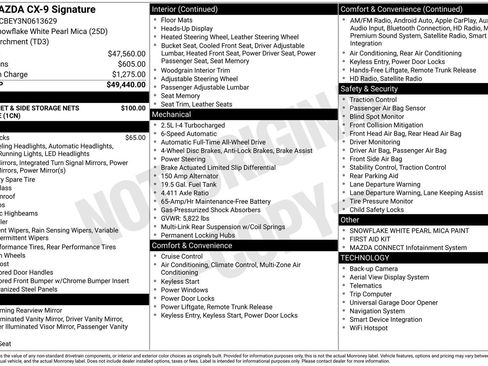 Used 2022 MAZDA CX-9 Signature image 3