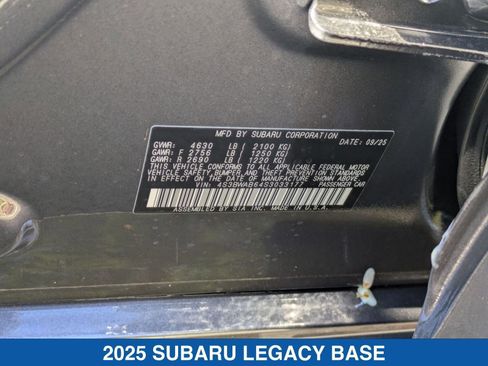 Certified 2025 Subaru Legacy image 29