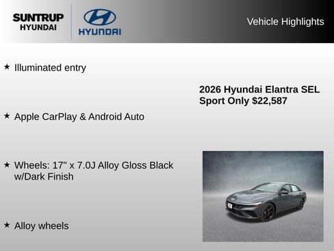 Used 2026 Hyundai Elantra Sport FWD image 16