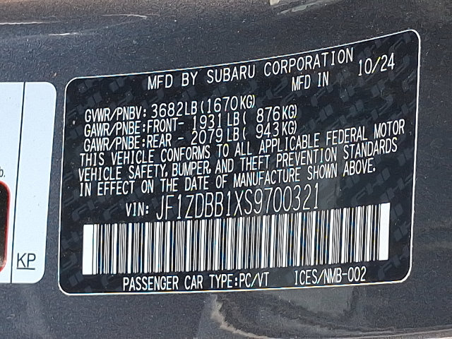 Used 2025 Subaru BRZ Premium RWD image 23