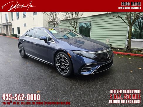 Used 2022 Mercedes-Benz EQS 580 4MATIC Sedan image 1