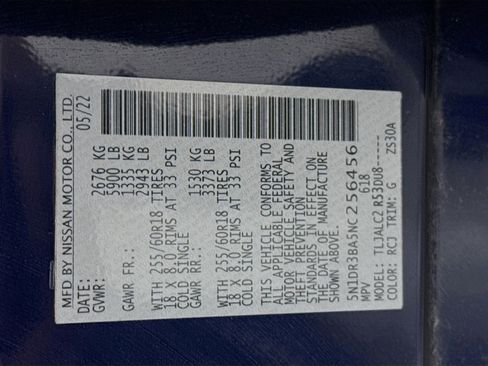 Used 2022 Nissan Pathfinder SV image 33