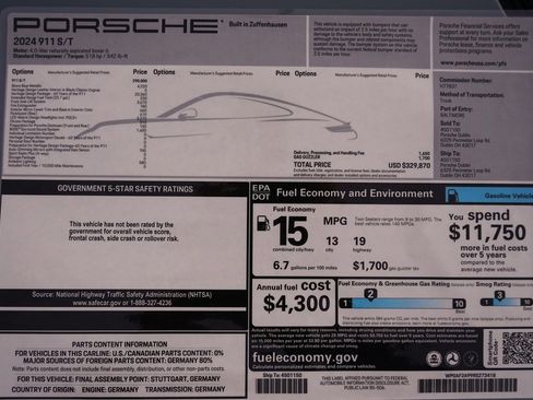 Used 2024 Porsche 911 S/T image 37