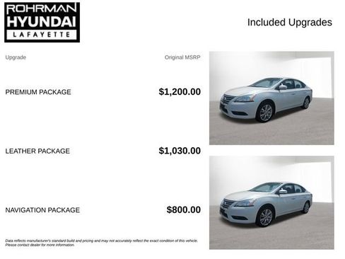 Used 2014 Nissan Sentra SL w/ Premium Package FWD image 4