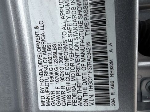 Certified 2024 Honda Accord EX image 4