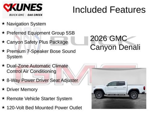 New 2026 GMC Canyon Denali AWD/4WD image 2