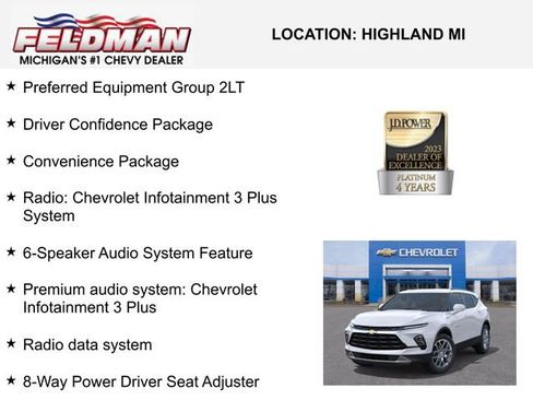 New 2025 Chevrolet Blazer LT w/ Convenience Package image 3