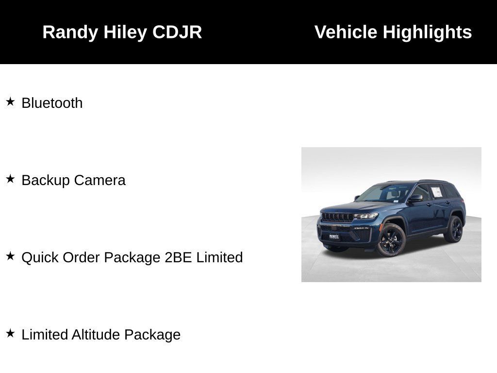 New 2026 Jeep Grand Cherokee Limited w/ Limited Altitude Package RWD image 5