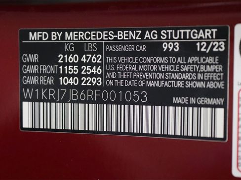 New 2024 Mercedes-Benz AMG GT 63 image 26