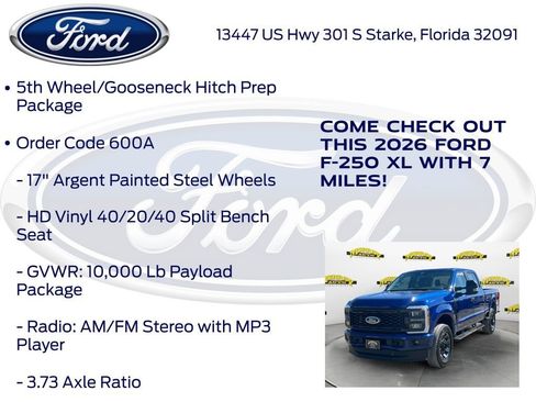 New 2026 Ford F250 XL w/ STX Appearance Package image 20