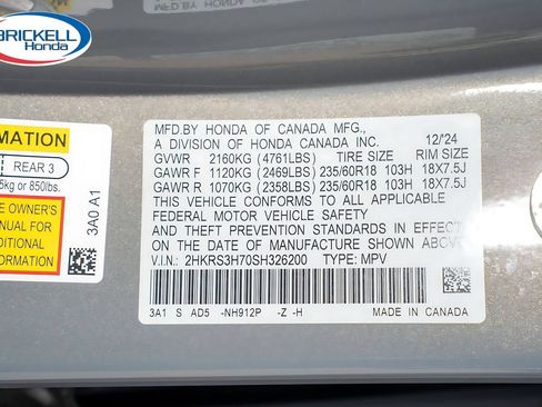 Certified 2025 Honda CR-V EX-L image 41