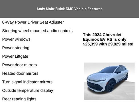Used 2024 Chevrolet Equinox EV RS FWD image 12