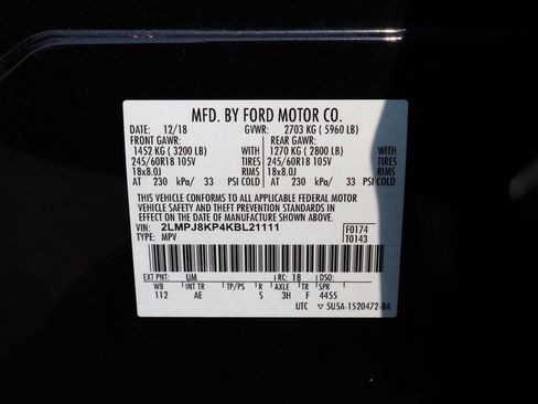 Used 2019 Lincoln Nautilus Select AWD/4WD image 37